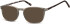 SFE-10663 sunglasses in Transparent Dark Grey/Turtle Grey