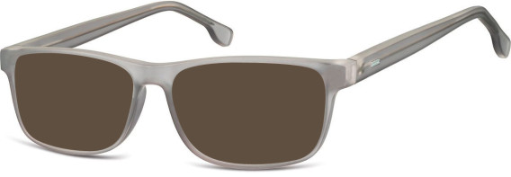 SFE-10665 sunglasses in Matt Clear Grey