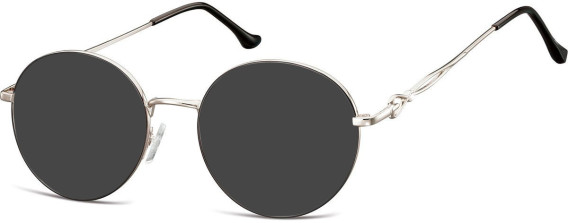 SFE-10670 sunglasses in Light Gunmetal/Matt Black