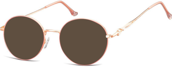 SFE-10670 sunglasses in Pink Gold/Matt Soft Pink
