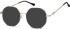 SFE-10673 sunglasses in Light Gunmetal/Matt Black