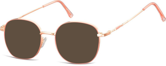 SFE-10675 sunglasses in Pink Gold/Matt Soft Pink
