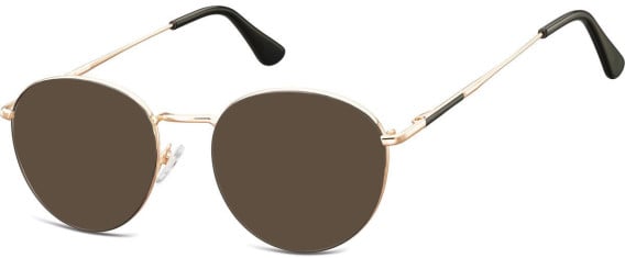 SFE-10678 sunglasses in Pink Gold/Matt Black