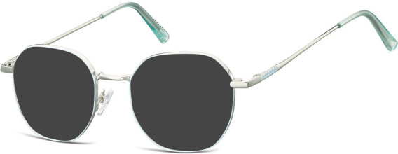 SFE-10679 sunglasses in Light Grey/Light Blue