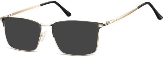 SFE-10683 sunglasses in Gold/Matt Black