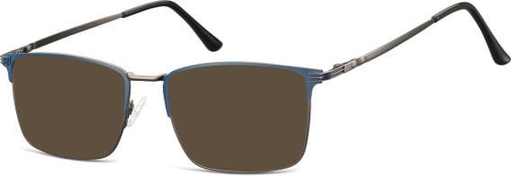 SFE-10683 sunglasses in Gunmetal/Matt Blue