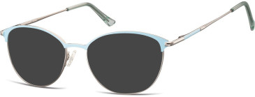SFE-10901 sunglasses in Light Grey/Light Blue