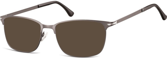 SFE-10909 sunglasses in Gunmetal/Silver