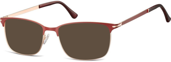 SFE-10909 sunglasses in Red/Pink Gold