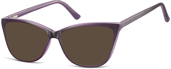 SFE-10918 sunglasses in Milky Purple/Dark Purple