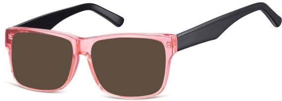 SFE-9068 sunglasses in Clear Pink/Black