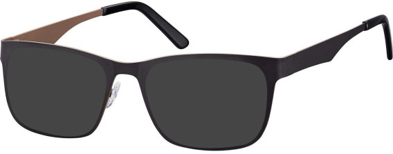 SFE-8089 sunglasses in Black/Brown