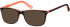 SFE-8262 sunglasses in Black/Transparent Peach
