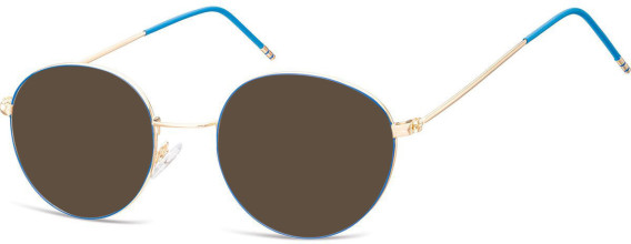 SFE-10127 sunglasses in Gold/Blue