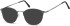 SFE-10131 sunglasses in Gunmetal/Black