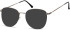 SFE-10529 sunglasses in Gunmetal/Black