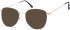 SFE-10529 sunglasses in Pink Gold/Blue