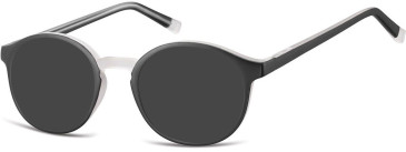 SFE-10544 sunglasses in Black/Crystal