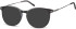 SFE-10553 sunglasses in Black/Clear