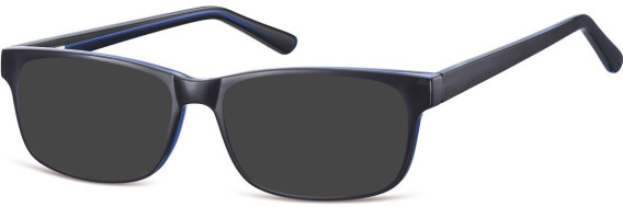 SFE-10558 sunglasses in Black/Blue