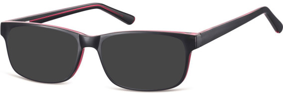 SFE-10558 sunglasses in Black/Purple