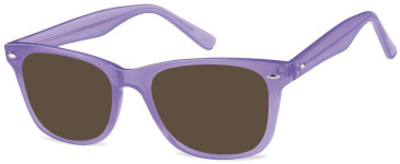 SFE-10573 sunglasses in Clear Purple