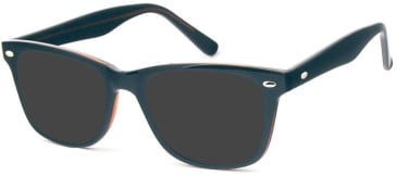 SFE-10574 sunglasses in Black/Brown