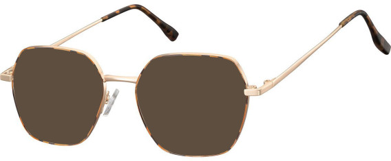 SFE-10643 sunglasses in Gold/Turtle