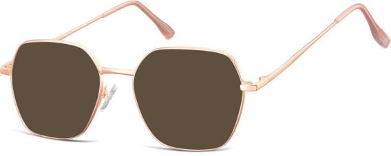 SFE-10643 sunglasses in Pink Gold