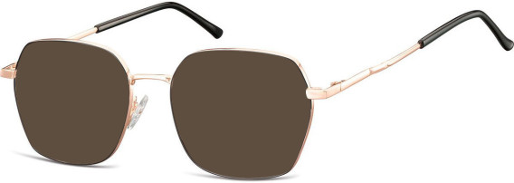 SFE-10645 sunglasses in Pink Gold/Black