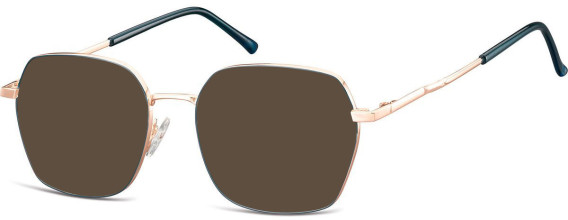 SFE-10645 sunglasses in Pink Gold/Blue