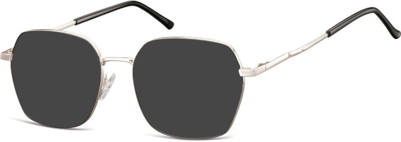 SFE-10645 sunglasses in Silver/Black