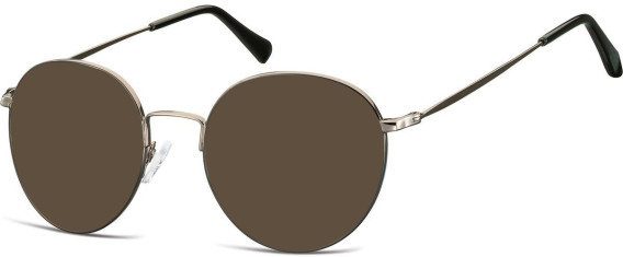 SFE-10647 sunglasses in Gunmetal/Black/Black