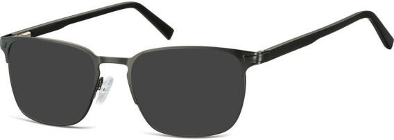 SFE-10649 sunglasses in Black/Black/Black