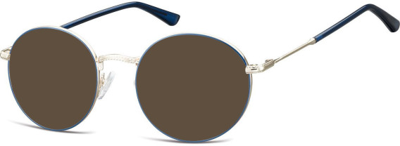 SFE-10651 sunglasses in Silver/Blue/Blue