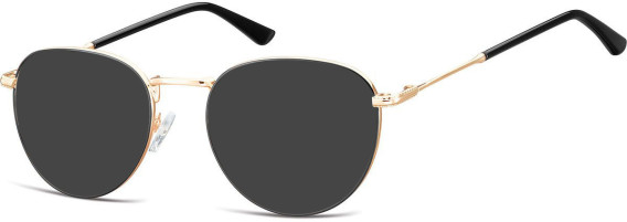 SFE-10652 sunglasses in Gold/Black/Black