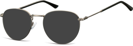 SFE-10652 sunglasses in Gunmetal/Black/Black