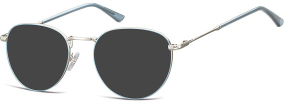 SFE-10652 sunglasses in Light Grey/Light Blue