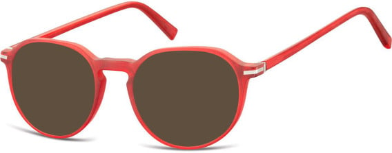 SFE-10653 sunglasses in Red/Red