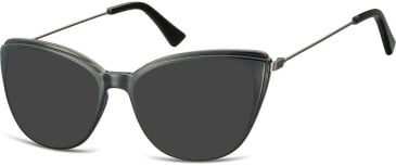 SFE-10659 sunglasses in Black/Gunmetal