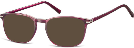 SFE-10660 sunglasses in Dark Purple/Dark Purple