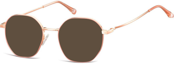 SFE-10676 sunglasses in Pink Gold/Matt Soft Pink