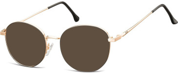 SFE-10677 sunglasses in Pink Gold/Matt Black