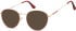 SFE-10678 sunglasses in Pink Gold/Matt Red