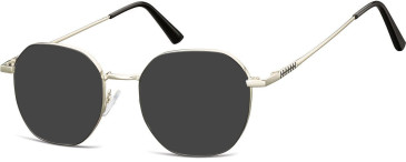 SFE-10679 sunglasses in Silver/Matt Black