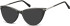 SFE-10688 sunglasses in Black/Light Gunmetal