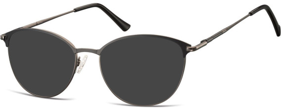 SFE-10901 sunglasses in Gumetal/Black