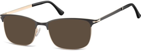 SFE-10909 sunglasses in Black/Gold