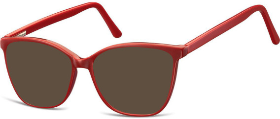 SFE-10911 sunglasses in Red