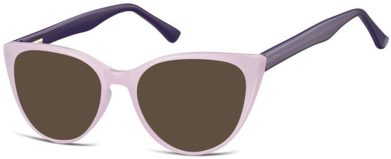 SFE-10916 sunglasses in Milky Purple/Dark Purple